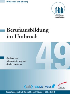 cover image of Berufsausbildung im Umbruch